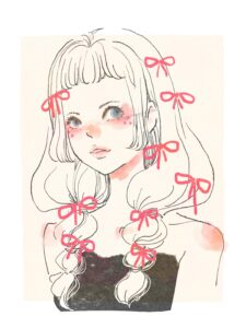 ribbon girl