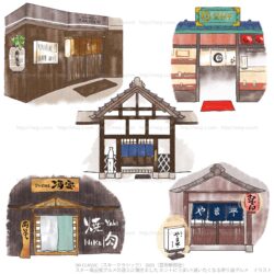 SKI CLASSIC 2025 お店の外観もたくさん描きました